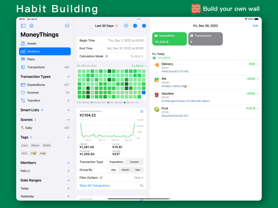 Screenshot #6 pour MoneyThings - Finance Tracker