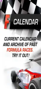 Formula Racing Calendar screenshot #1 for iPhone