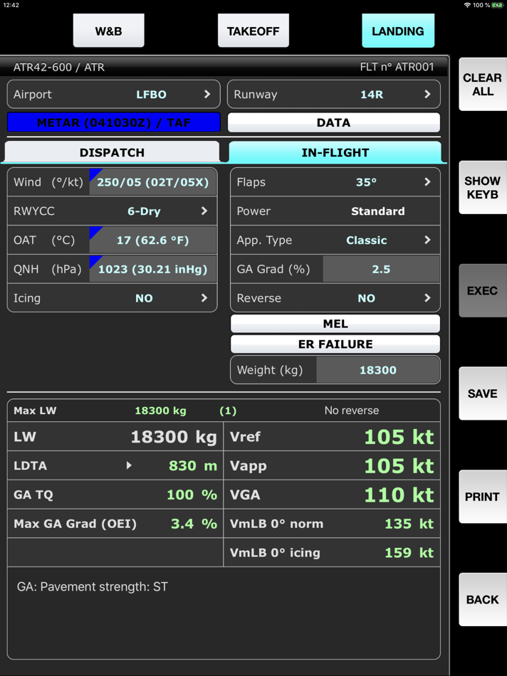 #7. SPS - ATR aircraft performance (iOS) 由: ATR Training Center