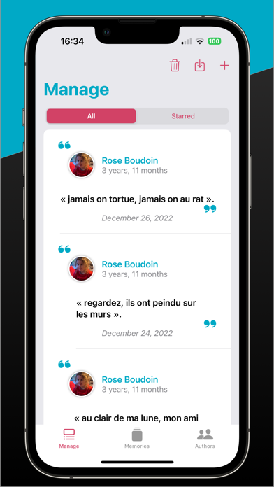 Momenti. Memories & Quotes Screenshot