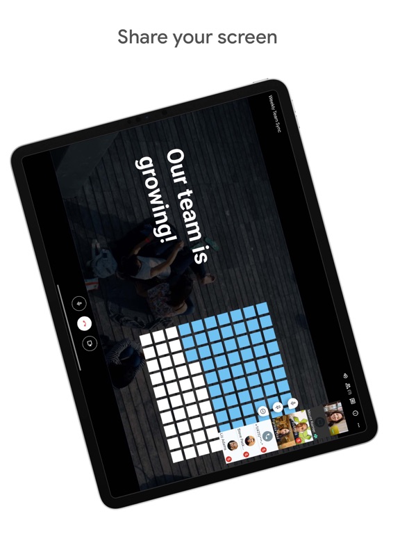 iPad Image of Google Meet