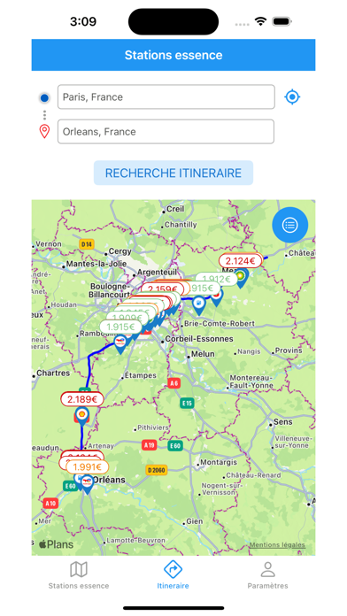 Stations essence - Prix live Screenshot