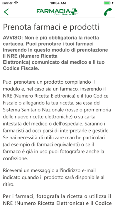 Farmacia Simeoni Screenshot