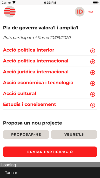 Consell República Catalana Screenshot