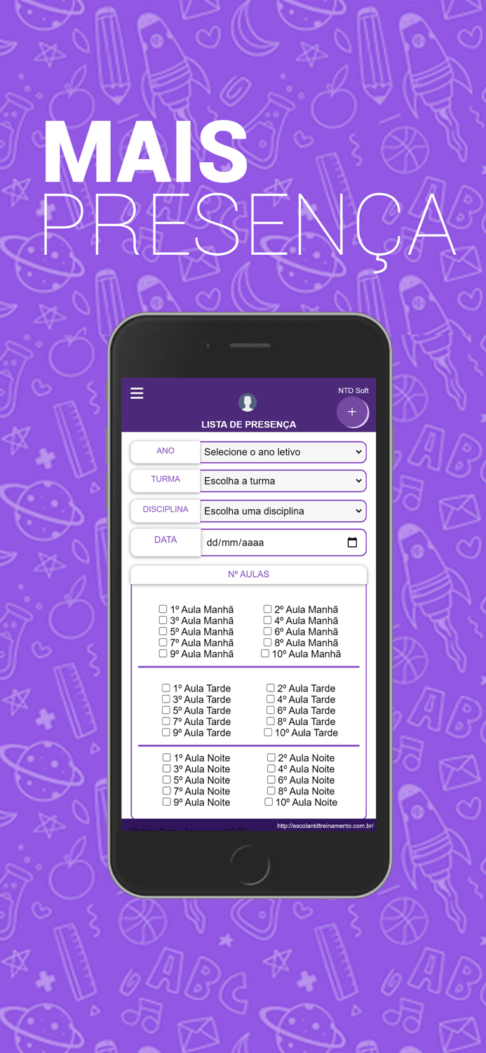APP do Professor - SGE