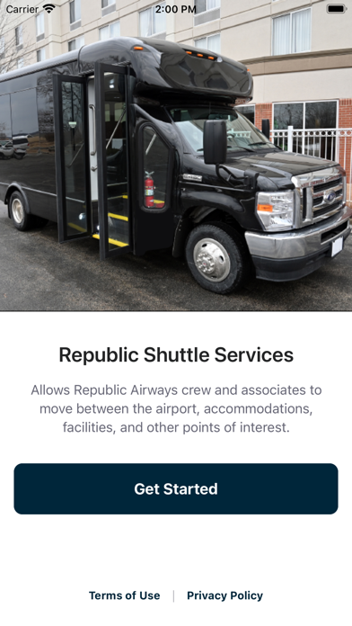 Republic Shuttle Services Screenshot