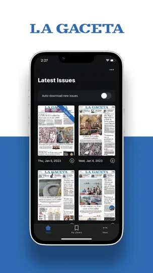 Captura de pantalla de Diario La Gaceta en iPhone 1