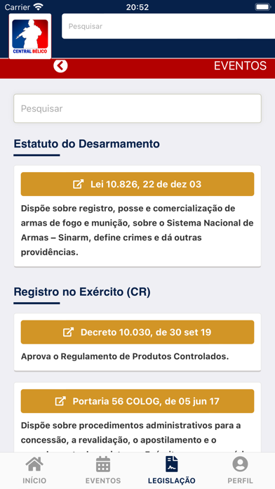 Central Bélico: Clubes de tiro Screenshot
