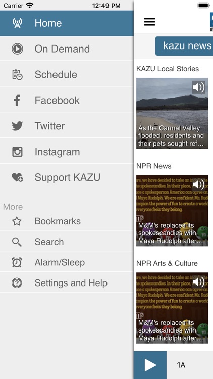 KAZU Public Radio App