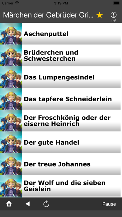 Screenshot #1 pour Märchen der  Brüder Grimm