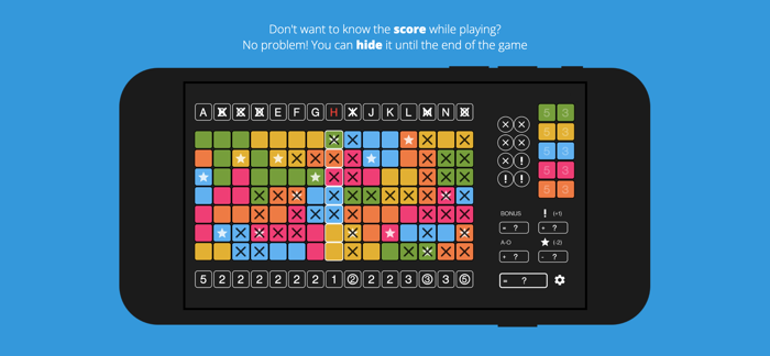 Encore 2 - Game Sheet