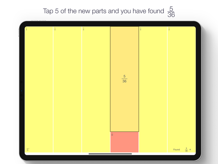 Multi-touch Fractions