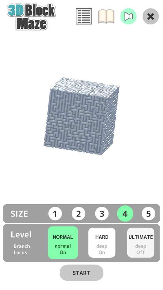 #9. 3D Block Maze (iOS) Podle: Kentarou Kurusima