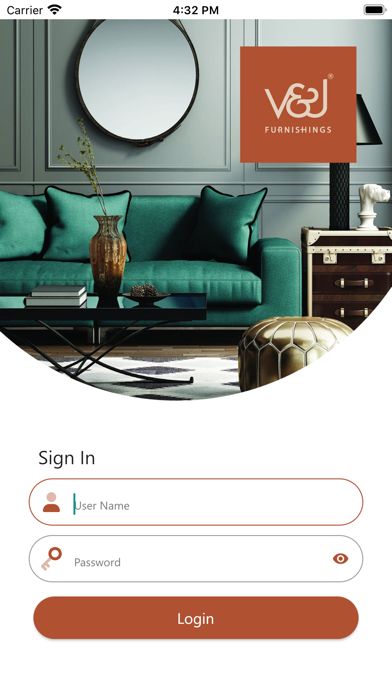 V&J Furnishings Screenshot