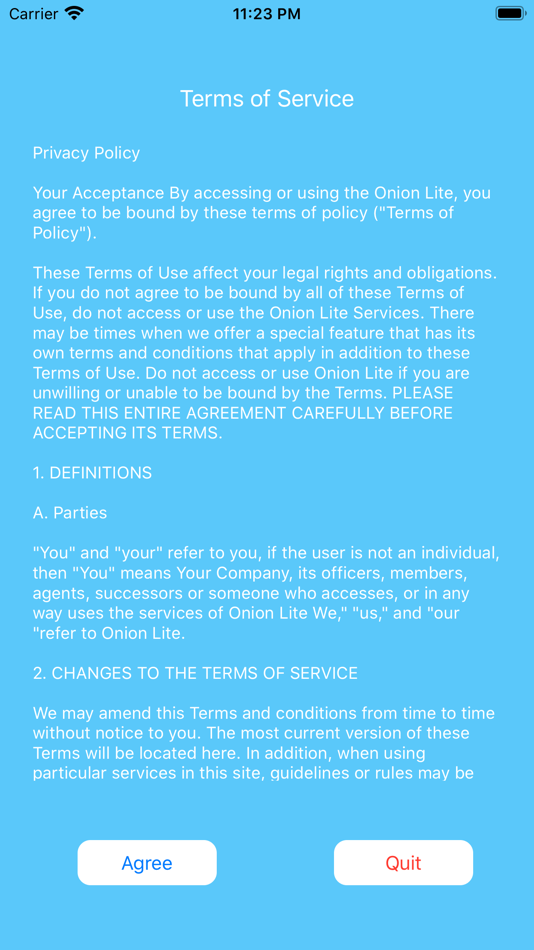 #3. Onion Lite VPN (iOS) 由: DigitalD.Tech
