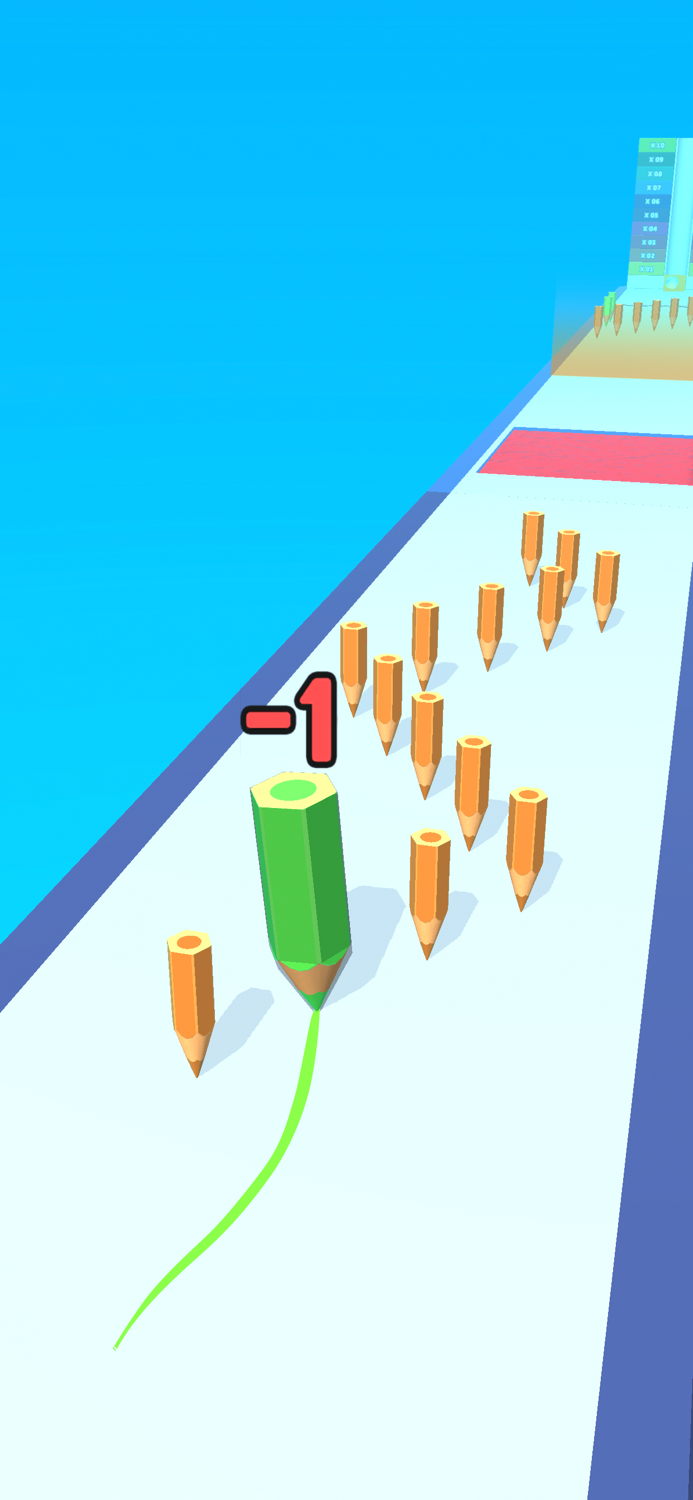 Color Pencil Run Drawing Game