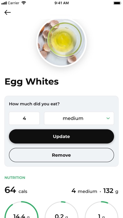 Bite Size Nutrition Support Screenshot