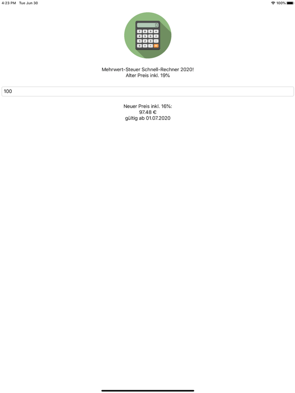 Screenshot #4 pour Mehrwertsteuerrechner 2020