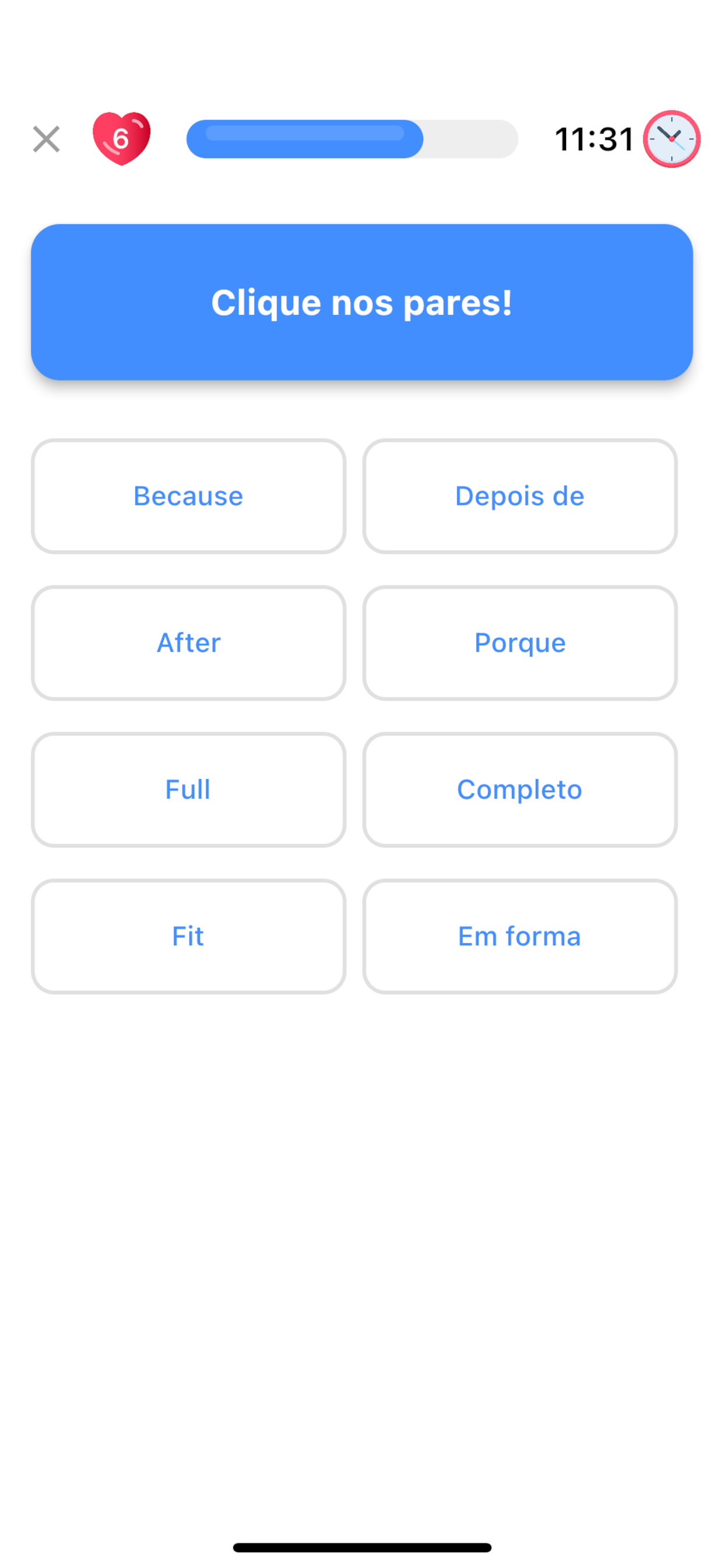 Vocabulário Up
