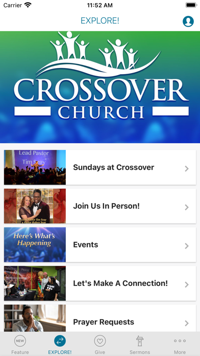 CrossoverChurch.TV Screenshot