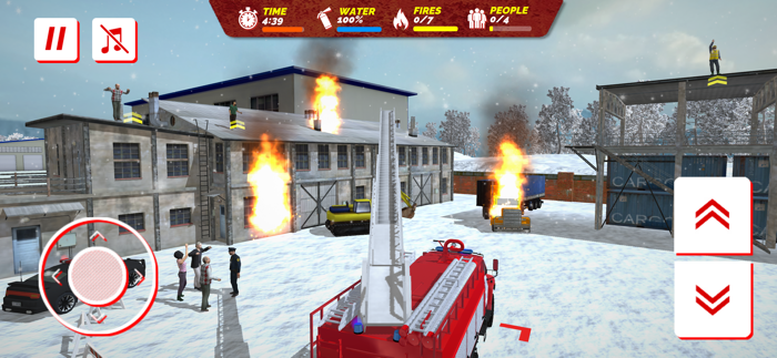 USSR Winter Rescue Fire Trucks