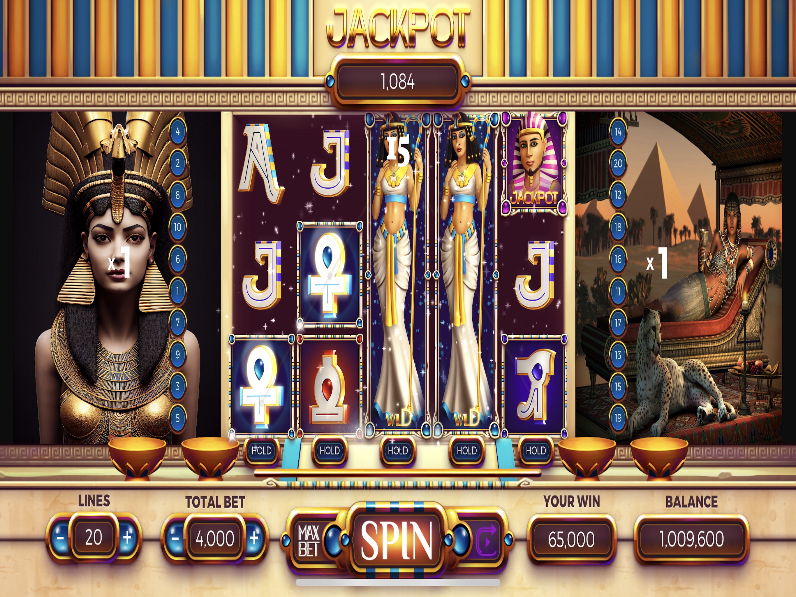 Cleopatra Slot Machineのおすすめ画像6