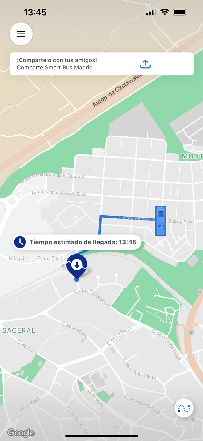 EMT Smart Bus Madrid