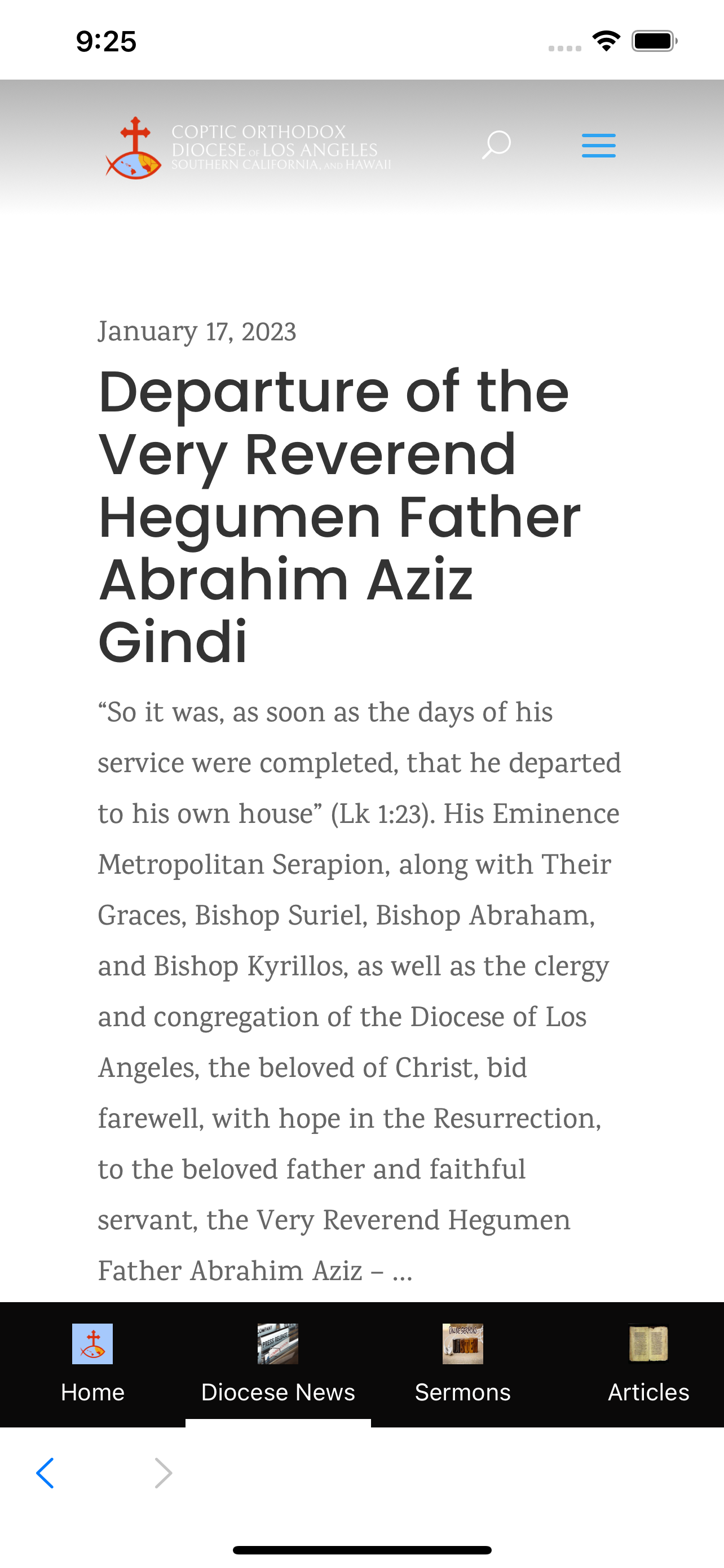 LACopts Diocese App