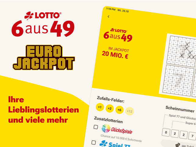 ‎LOTTO 6aus49 & Eurojackpot Screenshot