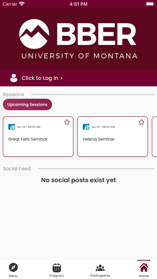 #1. EOS 2023 Seminar Mobile App (iOS) 由: The University of Montana