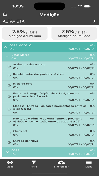 Produção (novo) Screenshot