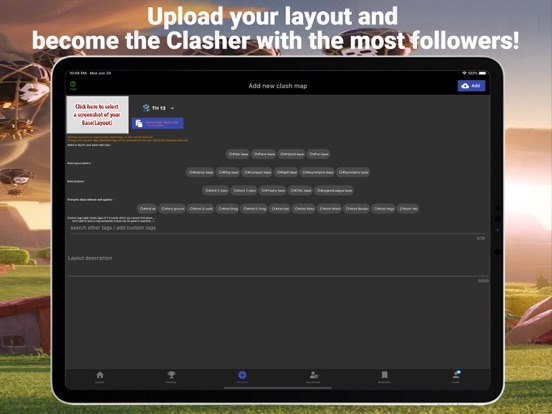 BasePedia for Clash of Clans iPad screenshot 6 - Social Networking app