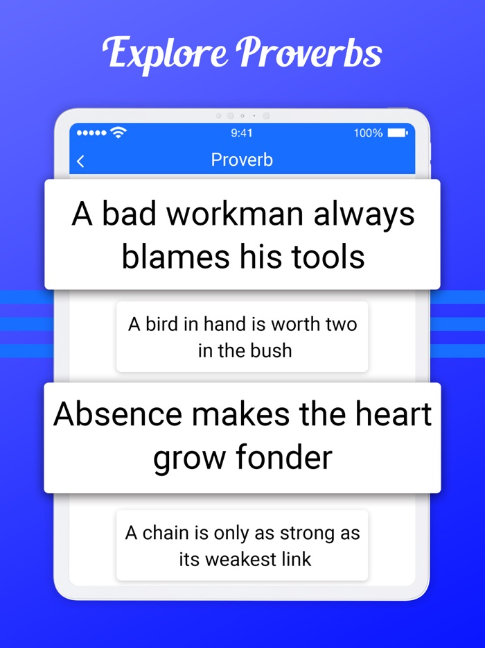 Proverbs  sayings in English