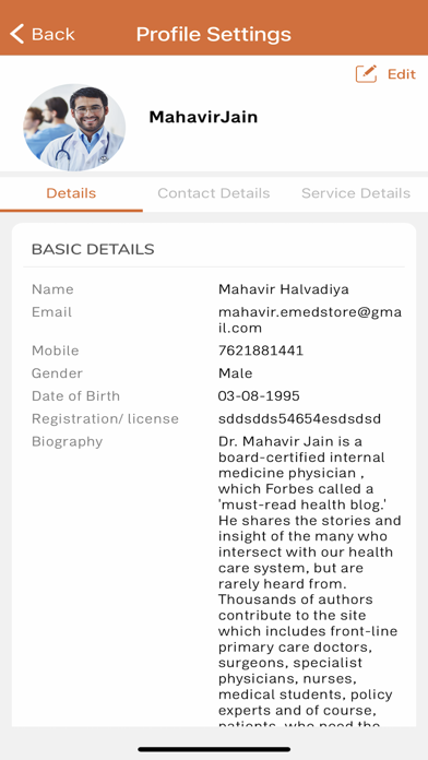 MedOrange Doctor Admin Screenshot