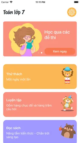 Game screenshot M4U7 - Học Toán lớp 7 năm 2023 mod apk