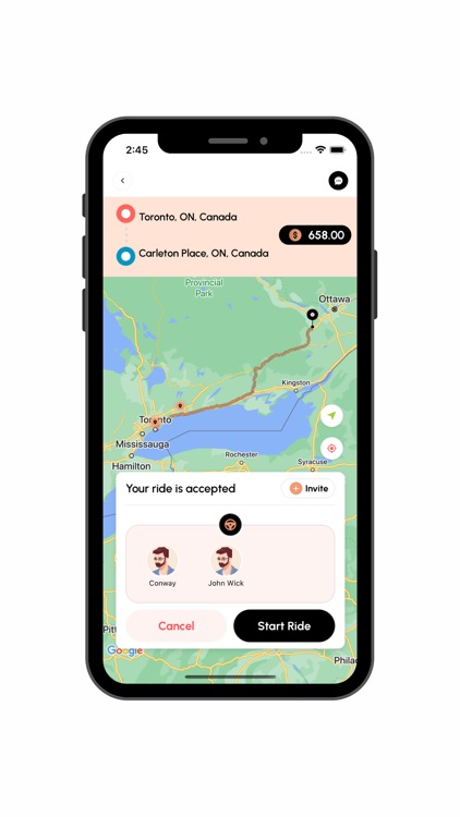 Rydi - car pooling app screenshot-8
