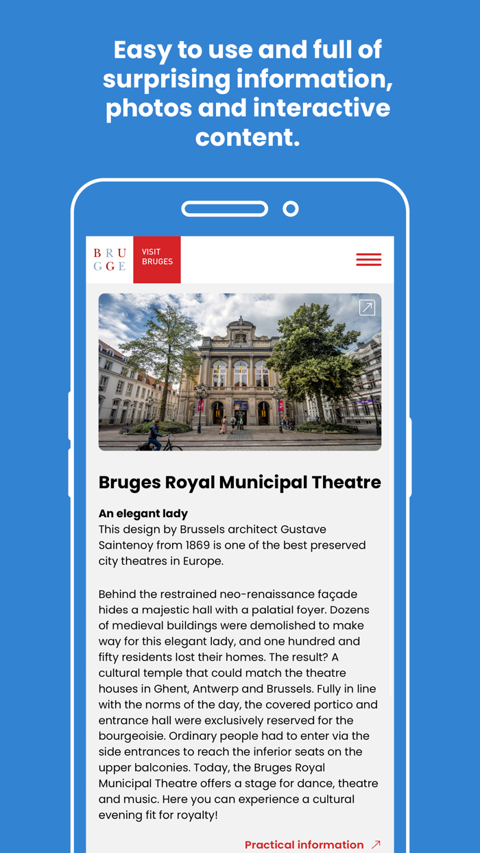 Visit Bruges route app