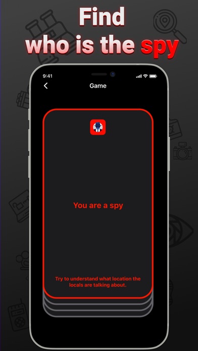Spy - board card party game Screenshot
