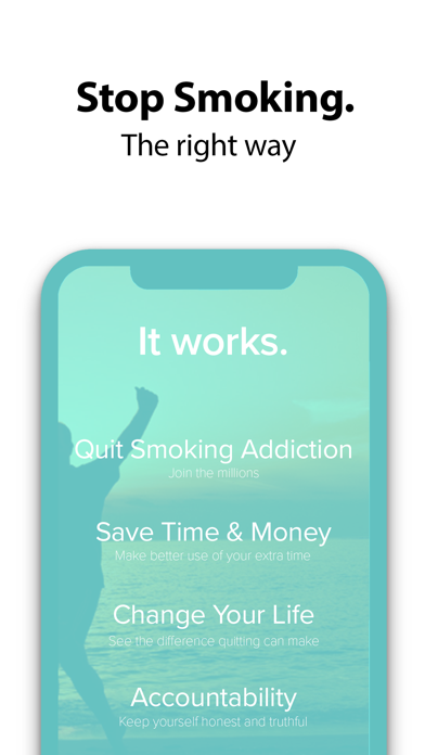 Screenshot #1 pour Quit Cigs, Smoking, & Tobacco