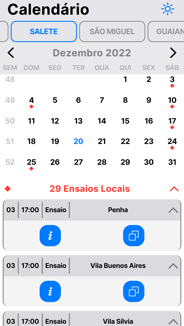 CCB Musical Events Leste SP