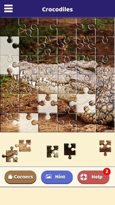 Crocodile Lovers Puzzle Screenshot