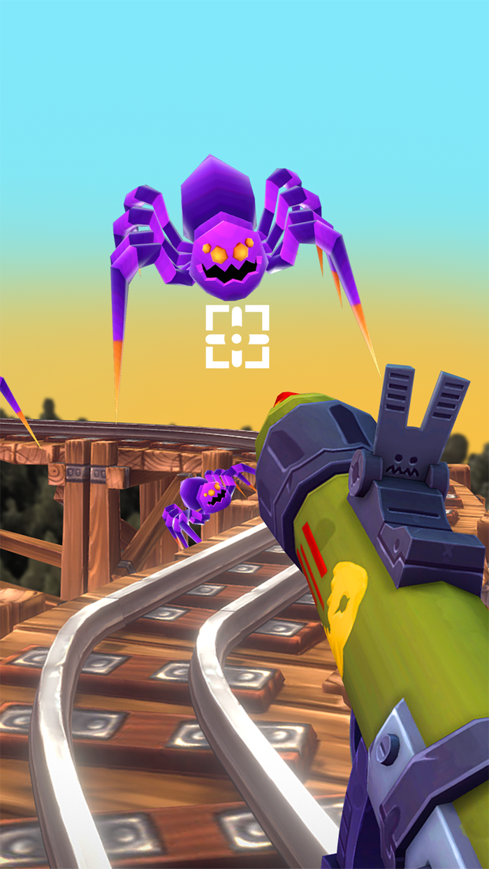 Spider Train Survival Shoot