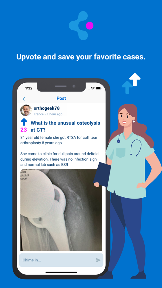 #4. Chime - Clinical Exchange (iOS) 由: Exactech, Inc