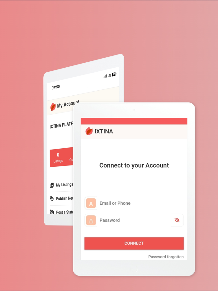 ixtina Buy, Sell  Connect.