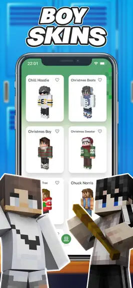 Game screenshot Skins for Minecraft PE MCPE 3D mod apk