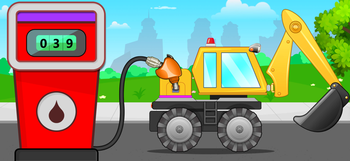 Construct House Building Truck