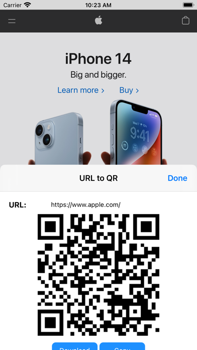 URL to QR Code for Safariのおすすめ画像1