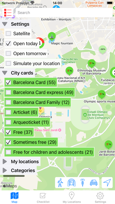 Attractions Map CityTrip Guide Screenshot