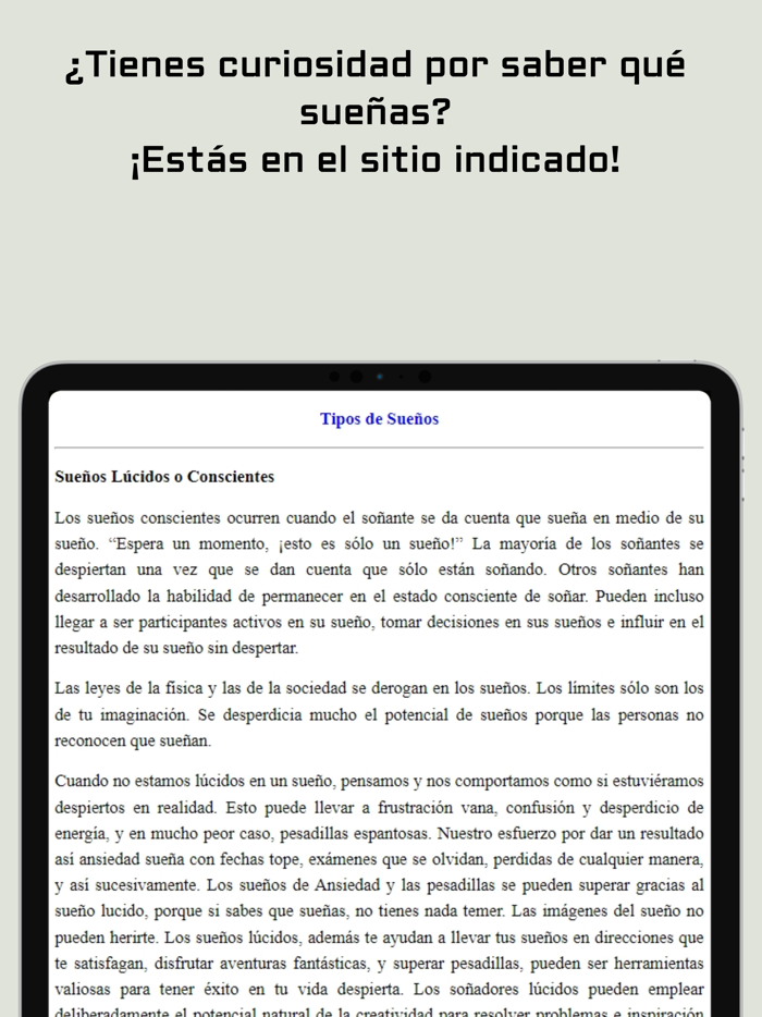 Significado de los sueños