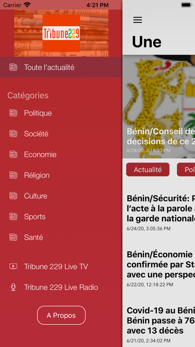 Tribune 229 : L'actualité Screenshot 2 - AppWisp.com